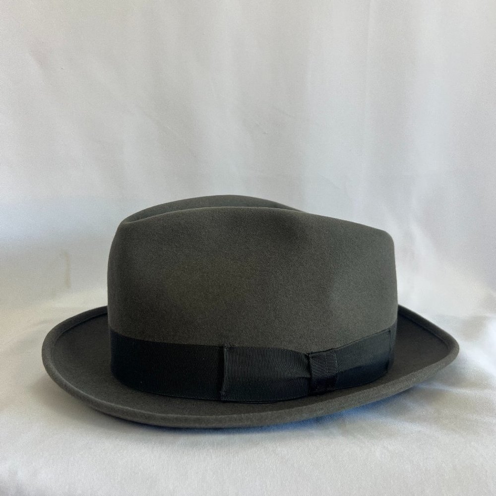 Guerra 1855 x Worth & Worth Fedora Hat, Gray - Medium/57 cm
